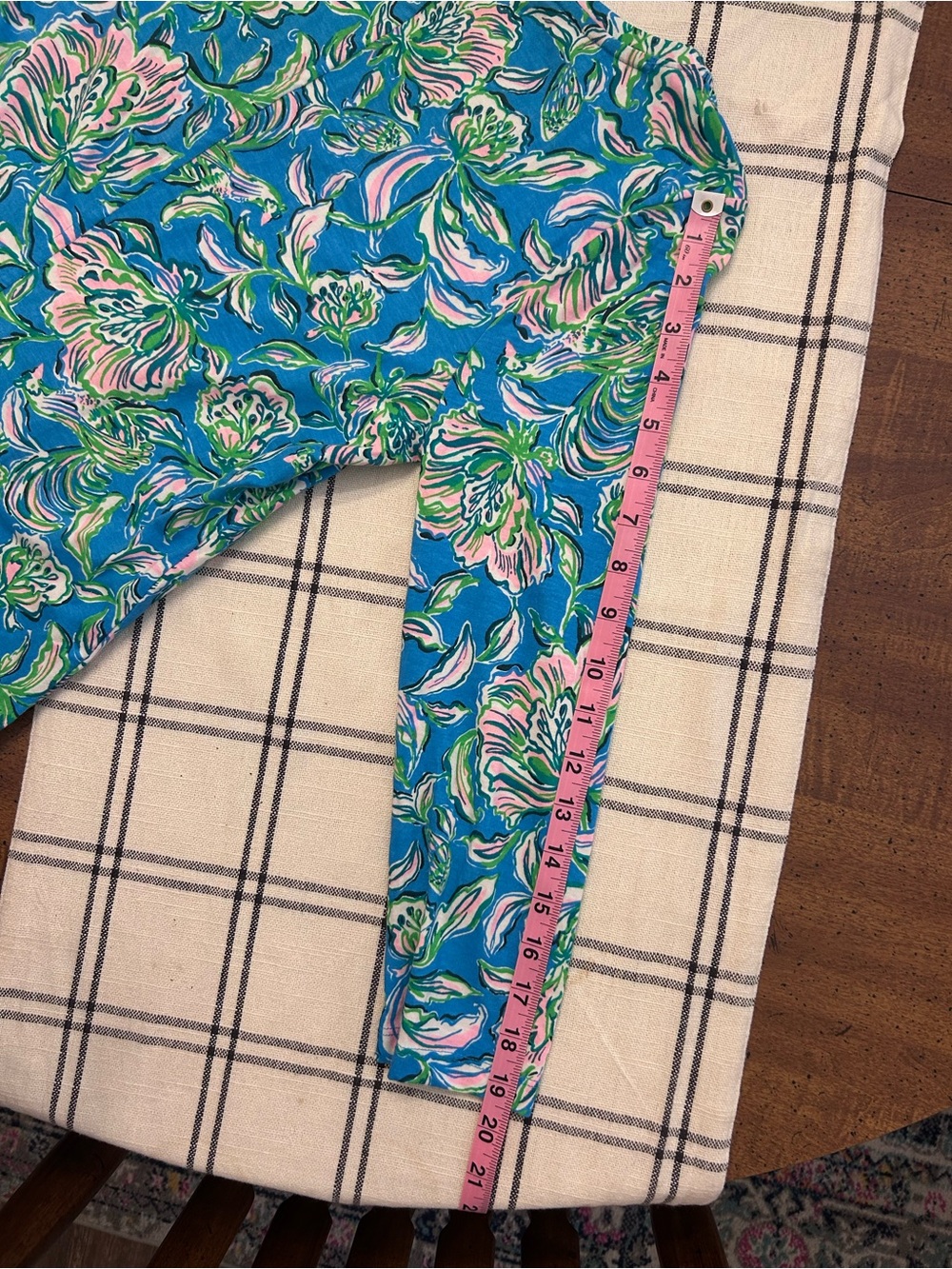 Lilly Pulitzer Tessa Three Quarter Sleeve V Neck Dress Small Cumulus Blue Chick - Picture 8 of 14